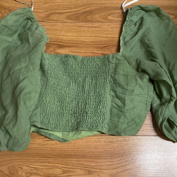 Minkpink, green, large crop top - Picture 6 of 6
